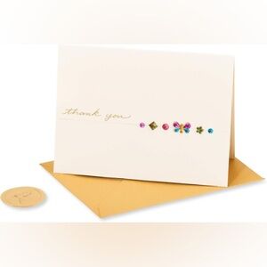 🆕Papyrus Bejeweled “Thank You” Greeting Card